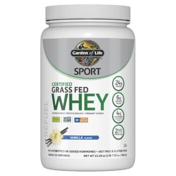 Garden Of Life Grass Fed Whey Isolate Protein Powder 660 gm (Vanilla)