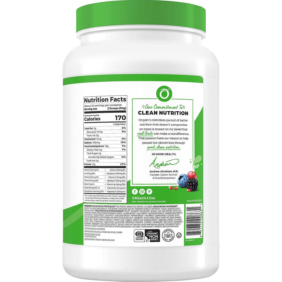 Orgain Organic 1