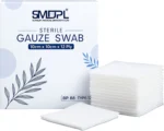 SMDPL Sterile Gauze Swabs 10cm x 10cm, 12-Ply (Pack of 10 Pouches)