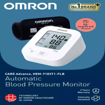 Omron HEM 7183T1 FLIN Upper Arm Automatic Blood Pressure Monitor