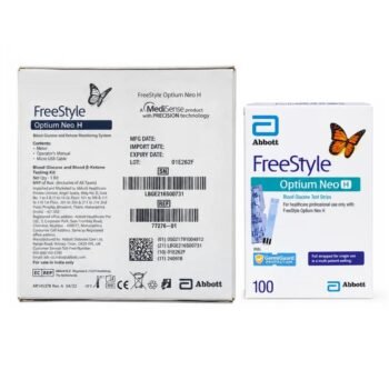 Abbott FreeStyle Optium Neo H Blood Glucose & Ketone Monitor With 100 Optium Neo H Test Strips