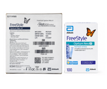 Abbott FreeStyle Optium Neo H Blood Glucose & Ketone Monitor With 100 Optium Neo H Test Strips