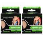 Kinesiology Sports Therapy Tape 5cm x 5cm Roll (Pack Of 2)