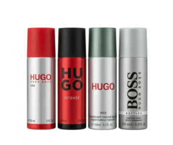 Hugo Boss Parfumed Spray Body Deodorant 150ml (Pack Of 4)
